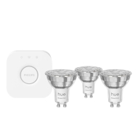 Philips Hue Essential White and color ambiance 3xŻarówka GU10+Hue Bridge - 1362331 - zdjęcie 2